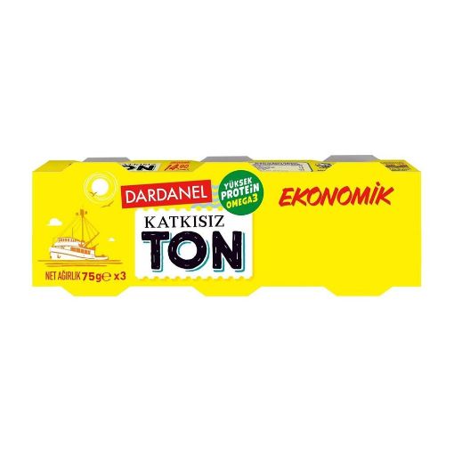 Dardanel Katkısız Ton Balığı 3x75 Gr. ürün görseli