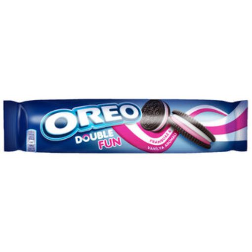 Oreo Double Fun Frambuaz Vanilya Aromalı 157 Gr. ürün görseli