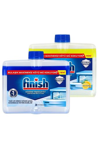 Finish Bulaşık Makine Temizleyici Sıvı 2x250 ml. ürün görseli