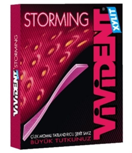 Vivident Storming Çilek Aromalı Sakız 33 Gr. ürün görseli