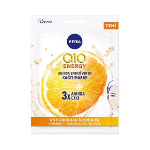 Nivea Q10 Vitamin C İçeren Kağıt Maske. ürün görseli