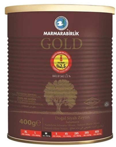 Marmarabirlik Sofralık Salamura Siyah Zeytin 400 Gr. ürün görseli