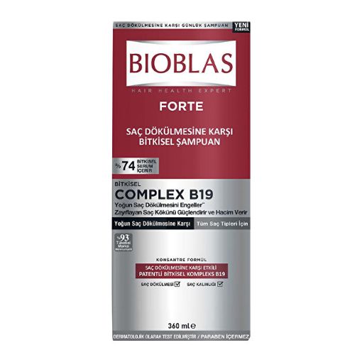 Bioblas Forte Saç Dökülmelerine Karşı Bitkisel Şampuan 360 ml. ürün görseli