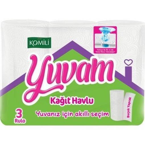 Komili Yuvam Havlu 3 Lu. ürün görseli