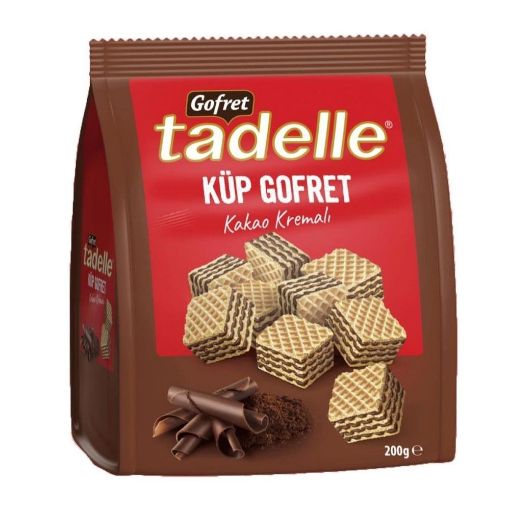 Tadelle Kakao Kremalı Küp Gofret 200 Gr. ürün görseli