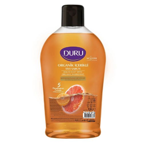 Duru Mandalina & Greyfurt Organik İçerikli Sıvı Sabun 1.5 L. ürün görseli