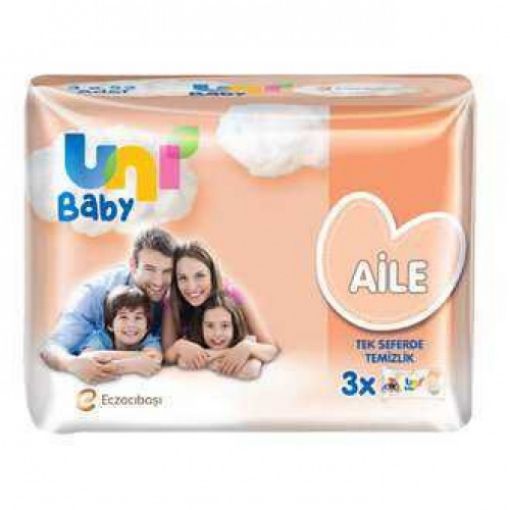 Uni Baby Aile Islak Havlu 3x52. ürün görseli