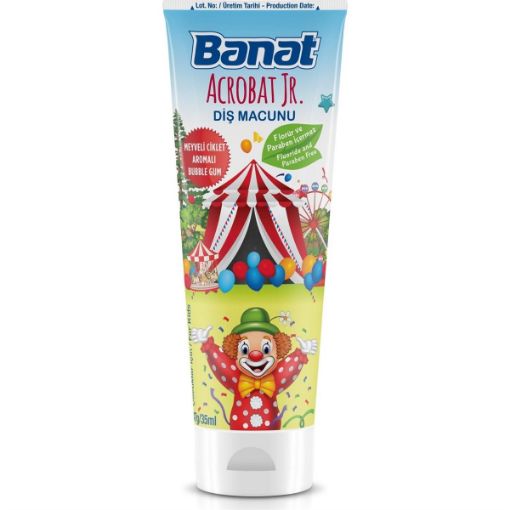 Banat Diş Macunu 35 Ml Acrobat Junıor. ürün görseli