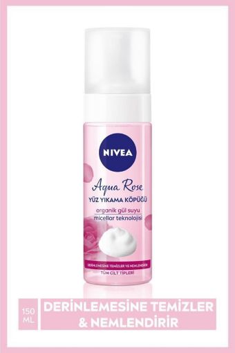 Nivea Organik Gül Suyu İçeren Yüz Yıkama Köpüğü 150 ml. ürün görseli