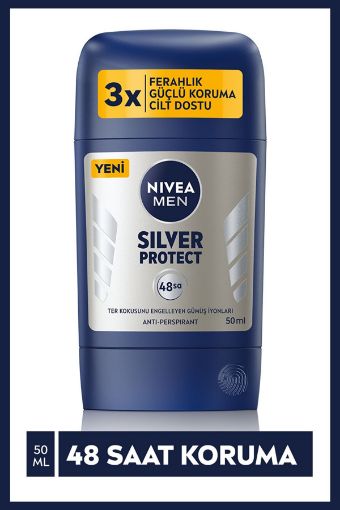 Nivea Silver Protect Erkek Stick Deodorant 50 ml. ürün görseli