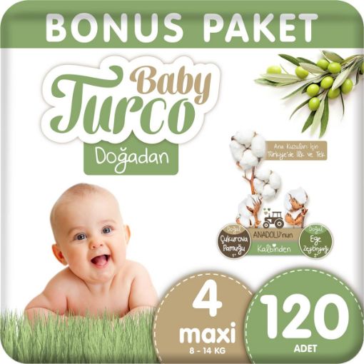 Baby Turco Bonus Paket 4 Maxı 120 Lı. ürün görseli