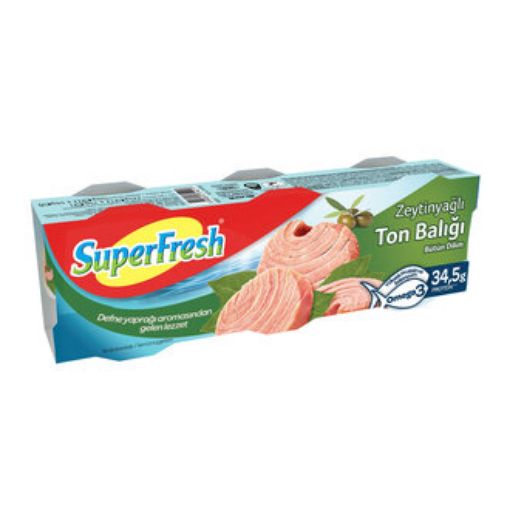 Superfresh Zeytinyağlı Ton Balığı 3 x 75 Gr. ürün görseli