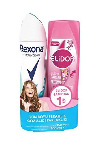 Rexona Shwr Fr 150 Ml +Elidor 200 Ml. ürün görseli