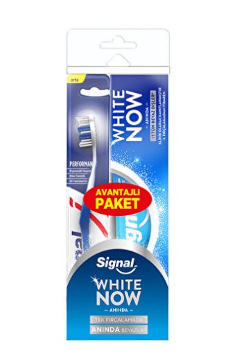 Signal Diş Fırçası + White Now Diş Macunu Anında Beyazlık 75 ml. ürün görseli