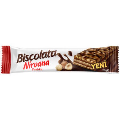 Biscolata Bitter Çikolatalı Rulo Gofret 26 Gr. ürün görseli