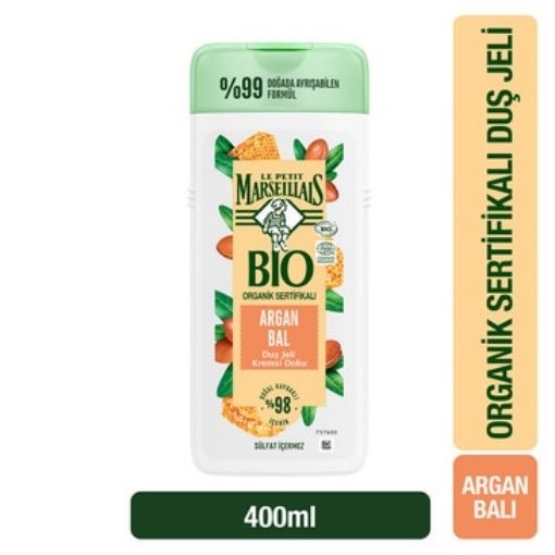 Le Petit Marseillais Organik Argan Bal Duş Jeli 400 ml. ürün görseli