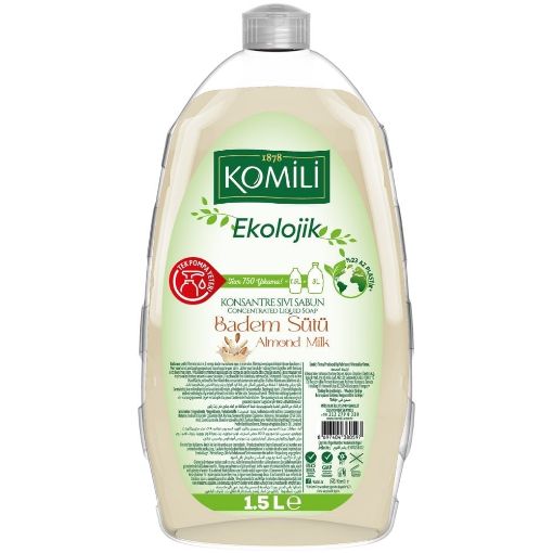 Komili Sıvı Sabun 1.5 Lt Ekolojık Badem. ürün görseli