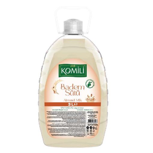 Komili Sıvı Sabun 3000 Ml Badem Sütu. ürün görseli