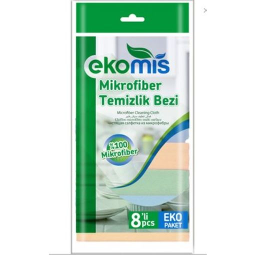 Ekomis Mikrofiber 8  Lı Temizleyici  Bezı. ürün görseli