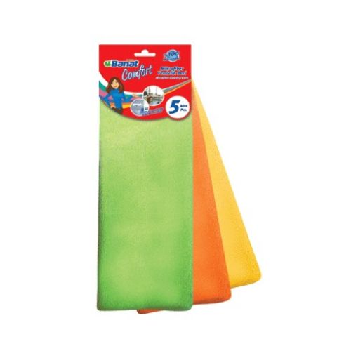 Banat Mikrofiber Temizlik Bezi 5  Lı Comfort. ürün görseli