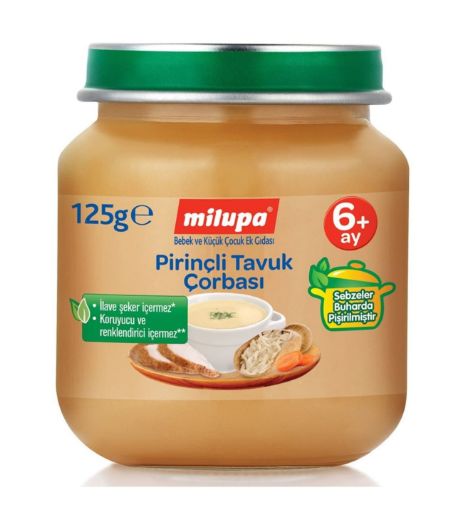 Milupa Pirinçli Tavuk Çorbası 6+ Ay 125 Gr. ürün görseli