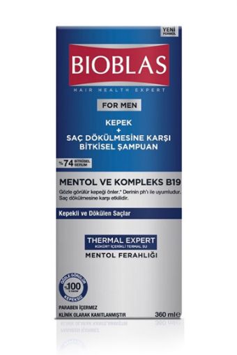 Bioblas Şampuan 360 Ml For Men Mentol Kompleks B 19. ürün görseli