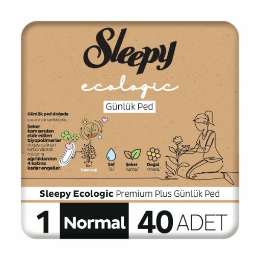 Sleepy Ped Ecologıc Günlük Normal 40  Lı. ürün görseli