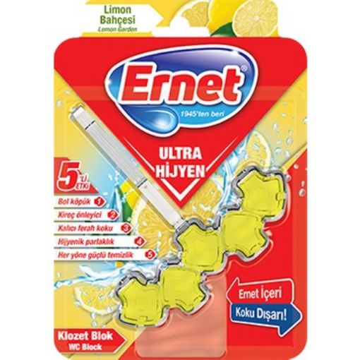 Ernet Ultra Hijyen Klozet Blok Limon Bahçesi 50 g. ürün görseli