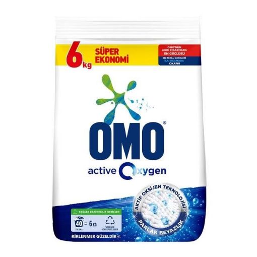 Omo Active Oxygen Toz Deterjan 6 kg. ürün görseli