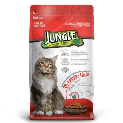 Jungle Kuzu Etli Yetişkin Kedi Maması 1.5 kg. ürün görseli