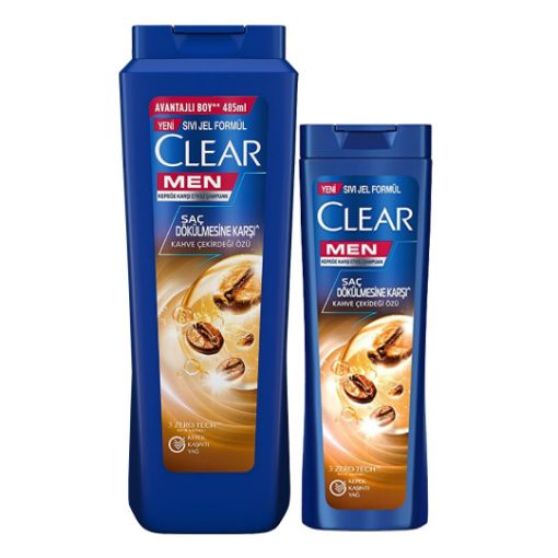 Clear Men Saç Dökülmesine Karşı Kahve Çekirdeği Özlü Şampuan 350 ml + 180 ml. ürün görseli