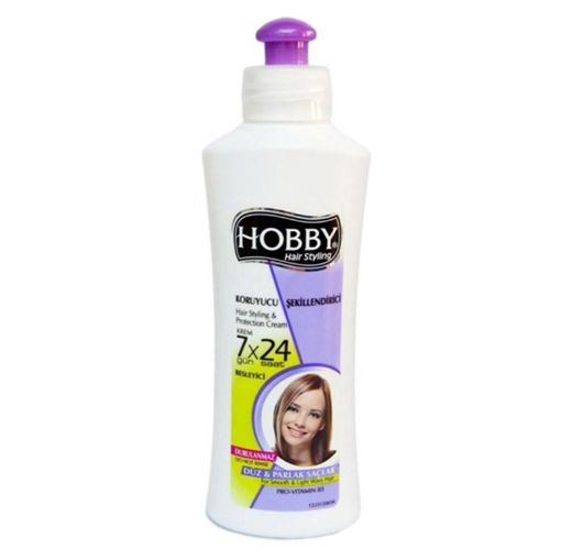 Hobby 7x24 Düz ve Parlak Saç Şekillendirici Krem 250 ml. ürün görseli