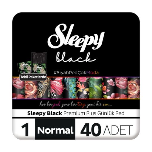 Sleepy Ped Black Günlük Normal 40  Lı. ürün görseli