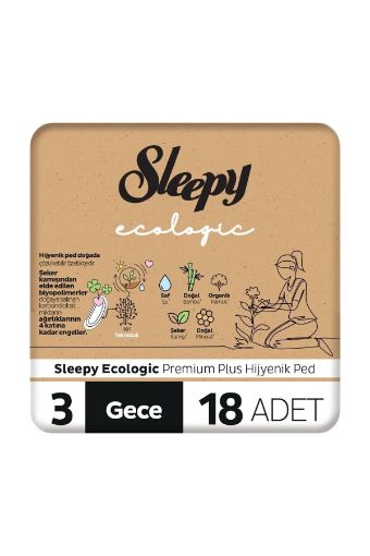 Sleepy Ped Ecologıc Süper Eko Gece 18  Lı. ürün görseli