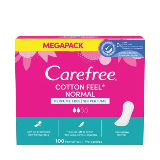 Carefree Normal Cotton Parfümsüz 100 Lü. ürün görseli