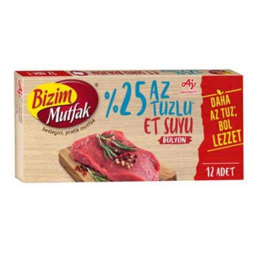 Bizim Et Bulyon %25 Az Tuzlu 120 Gr. ürün görseli