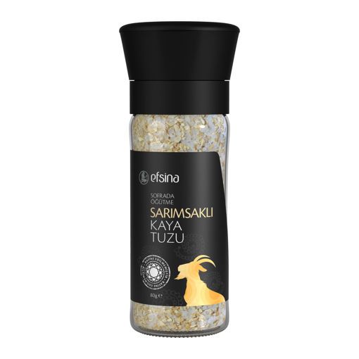 Efsina Öğütülmüş Sarımsaklı Kaya Tuzu 80 Gr. ürün görseli