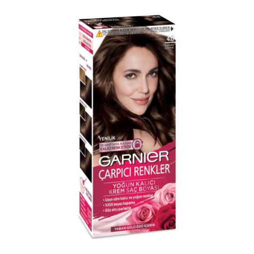 Garnier Çarpıcı Renkler 4.0 Yoğun Kahve Kutu Saç Boyası. ürün görseli