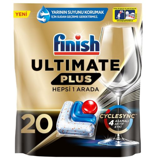 Finish Ultimate Plus Bulaşık Makinesi Tableti 20 Adet. ürün görseli