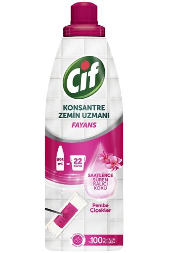 Cif Jel Konsantre Zemin Uzmanı Fayans Pembe Çiçekler 895 ml. ürün görseli