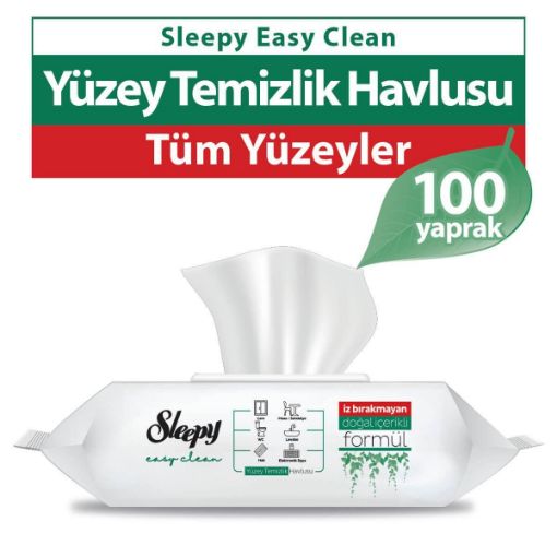 Sleepy 100 Lu Yüzey Temizleyici  Havlusu Bey.Sab.Kok.. ürün görseli