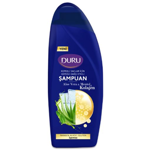 Duru Aloe Vera & Mentol ve Kolajen Kepeğe Karşı Etkili Şampuan 500 ml. ürün görseli