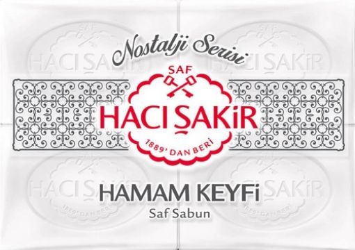 Hacı Şakir Hamam Keyfi Katı Sabun 4 x 200 Gr. ürün görseli