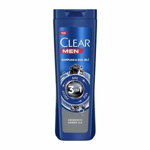 Clear Şampuan& Duş Jeli Men 350 Ml  Arındırıcı. ürün görseli