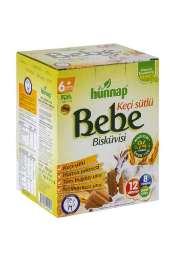 Hünnap Keçi Sütlü Bebek Bisküvisi 400 Gr. ürün görseli