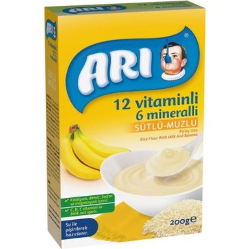 Arı Mama Sütlü Muzlu Pirinç Unu 6. Aydan İtibaren 200 Gr. ürün görseli