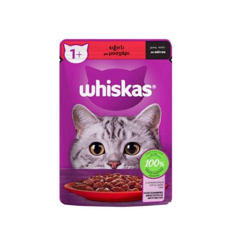 Whiskas Pouch Sığır Etli Kedi Maması 85 Gr. ürün görseli