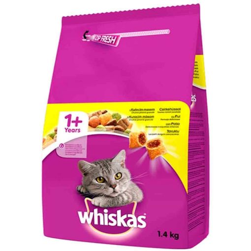 Whiskas Tavuklu Yetişkin Kedi Maması 1.4 kg. ürün görseli