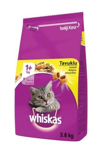 Whiskas Tavuklu Yetişkin Kedi Maması 3,8 Kg. ürün görseli