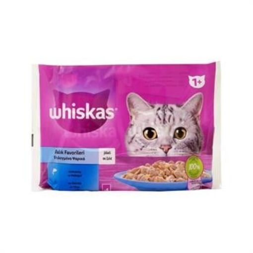 Whiskas Balık Favorileri Yaş Kedi Maması 4x85 Gr. ürün görseli